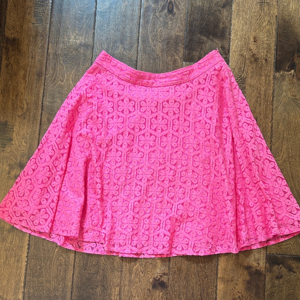 Lilly Pulitzer Vibrant Pink A-Line Skirt